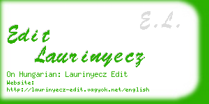 edit laurinyecz business card